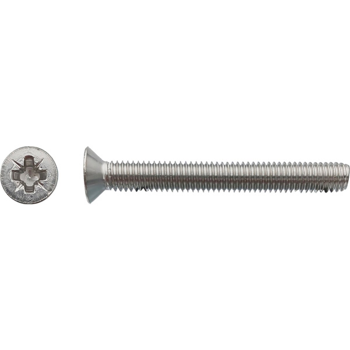 Vis Inox A2 Tête Fraisée Pozidriv – 4 X 45 Mm, Lot De 200 – LENNIE, Pour Métaux