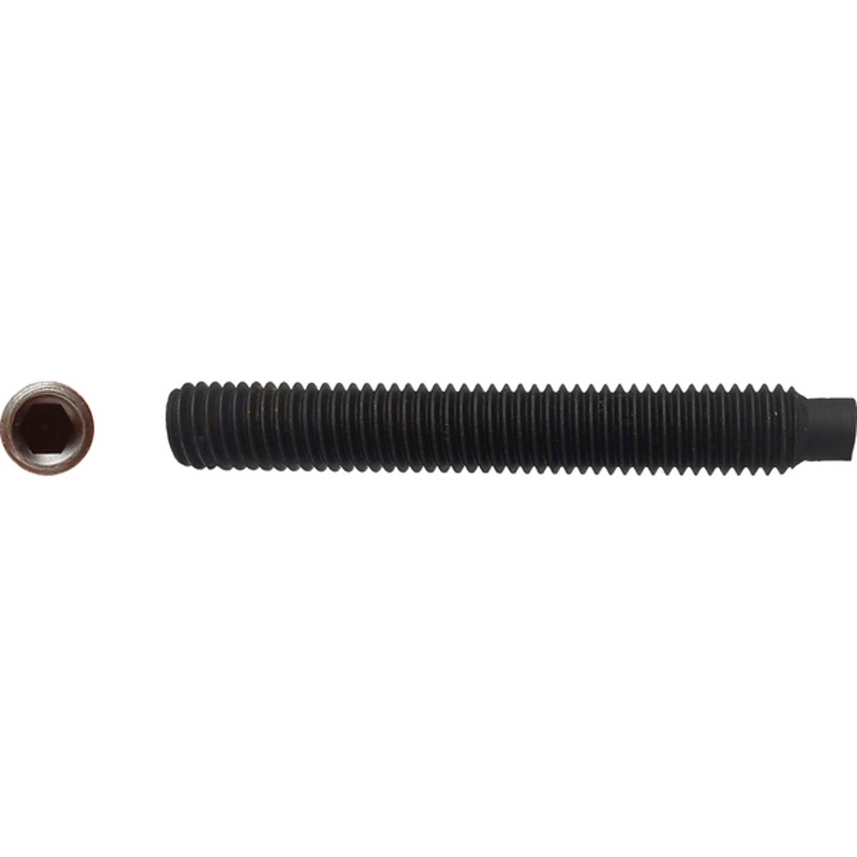 Vis à métaux sans tête à bout téton six pans creux (STHC) brut - 10 x 16 mm
