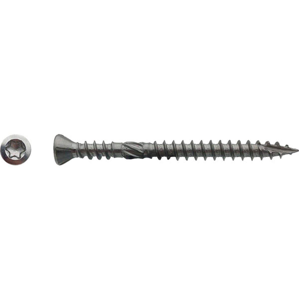Lot De 200 Vis T-Star Plus – Tête Bombée Fraisée – Acier Inox A2 – Filetage Complet – 4x40 Mm