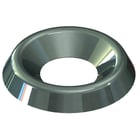 Rondelle cuvette laiton nickelé