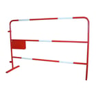 Barrière de chantier TP 1500 mm Hauteur : 1000 mm blanc et rouge Diamètre du tube 25 mm