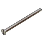 Vis métaux tête fraisée bombée fendue DIN 964 laiton nickelé