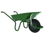 Brouette à roue gonflée AKTIV PREMIUM 1049G Vert 100 Litres - Diamètre de roue : 380 mm