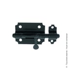 Verrou de box bouton poire acier