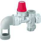 Groupe de sécurité coudé laiton siège laiton pour chauffe-eau - 3/4''