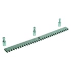 Crémaillère acier zingué CGZS 30 x 8 mm 3 trous + entretoises longueur 4000 mm