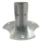 Fixation embase triangle borne de jardin