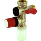 Groupe de sécurité pour chauffe-eau droit laiton - 3/4"