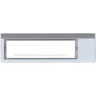 Porte-nom en résine grise