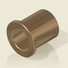 Bague lisse à collerette autolubrifiant FMB DU