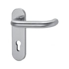 Béquille double sur plaque inox M1XS SERTOS pour porte PROGET et GALAXIE