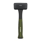 Massette carrée manche tri-matière - Poids 1,25 kg - Section de la tête 45 mm