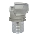 Demi-raccord symétrique cannelé à verrou