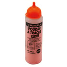 Poudre à tracer en biberon de 200 grammes orange fluo