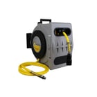 Enrouleur plastique avec tuyau pour air comprimé 20 mètres 3/8" Gaz