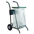 Chariot de voirie 2 sacs MOBISAC - 2 x 110 L - vert mousse RAL 6005