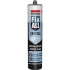 Mastic polymère FIX ALL CRYSTAL - 290 ml - transparent