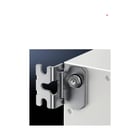 Patte de fixation murale pour coffret AX et KX en tôle d'acier (4pièces) - écartement du mur : 20 mm - 2508.020