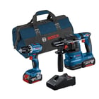 Lot de 2 outils électroportatifs 0615A50038 - 18V - GSR-45, GBH-22, 2 batteries 4 Ah, Sac - MY36
