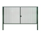 Portail barreaudé 2 vantaux vert