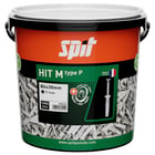 Cheville à frapper HIT-M P douille plate avec vis tête cylindrique zingué - 6 x 30 mm - seau de 1000 pièces