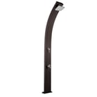 Douche aluminium Spring 30L - anthracite / inox + rince pied