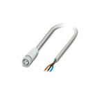 Câble pour capteurs/actionneurs série SAC-4P - M8 - 4 pôles - 3 m - femelle droit - SAC-4P- 3,0-600/M 8FS FB
