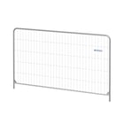 Clôture mobile de chantier arrondie - Hauteur : 2 mètres - Longueur : 3,50 mètres