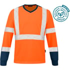 T-shirt LUCIUS OGT manches longues HV - orange et marine