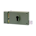 Serrure en applique horizontale à tirage 7415 à cylindre européen