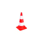 Cône de signalisation PVC 2 bandes 50 cm Poids 1,1 kg