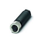 Connecteur série SACC-M8-CON-M - M8 - 3 pôles - vissé - droit - femelle - SACC-M 8FS-3CON-M-SW