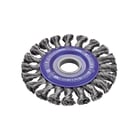 Brosse à fil circulaire , mèches torsadées pour meuleuse d'angle - fil acier
