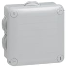Boîte de dérivation carrée PLEXO 1/4 de tour - 105 x 105 x 55 mm - gris