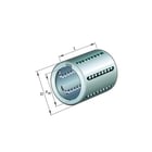 Douille à billes KH25-PP - Diamètre intérieur : 25 mm - Diamètre extérieur : 35 mm - Largeur : 40 mm