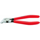 Pince coupante de côté pour plastique coudé 45 degrés - 160 mm avec manche gainé PVC