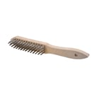 Brosse à main 4 rangs avec fil en inox droit 0,35 mm