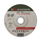 Disque à ébarber déporté acier/inox