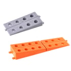 Cale crantée pour lames et lambourdes de terrasse longueur 90 mm et 170 mm en seau de 80 pièces