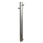 Borne de jardin STEELO chromée 1 robinet  + tuyau