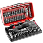 Composition de douilles et d'embouts 1/4" NANO avec cliquet rotatif R.360NANO