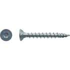 Vis bois FX5 tête fraisée Torx® filetage total Zingué
