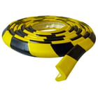 Protection d'angle en mousse jaune / noir - 30 x 30 mm - Longueur : 5 mètres