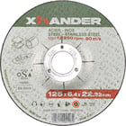 Disque à ébarber déporté acier/inox - Ø 125 mm - Épaisseur 6,4 mm