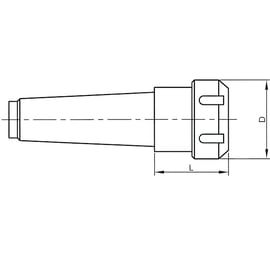 Mandrin queue qône qorse porte-pinces ER