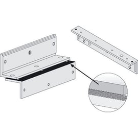 Equerre de fixation pour ventouse électromagnétique BVA 500 en L + Z