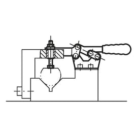 Sauterelle manuelle à levier horizontal 05120 - 2300 N