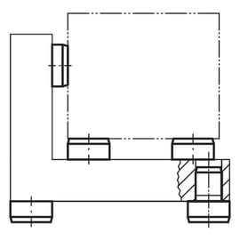 Pied de réglage lisse 02010