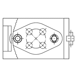 Pied de réglage lisse 02020