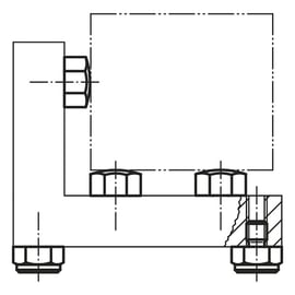 Pied de réglage fileté 02040